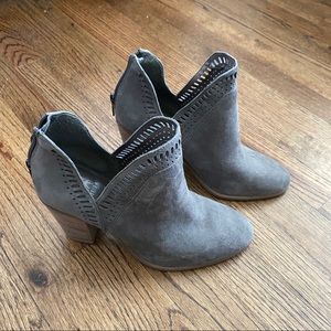 Gray Vince Camuto Booties Size 9.5
